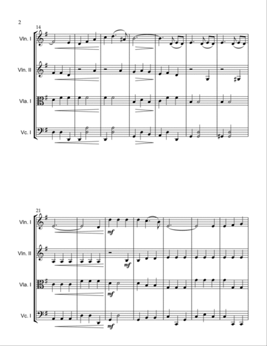 So This Is Love String Quartet scores gallery preview page 2