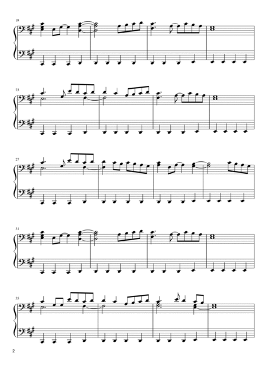 Everything I Wanted Piano Solo scores gallery preview page 2