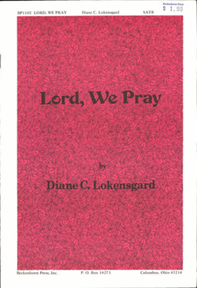 Book cover for Lord, We Pray
