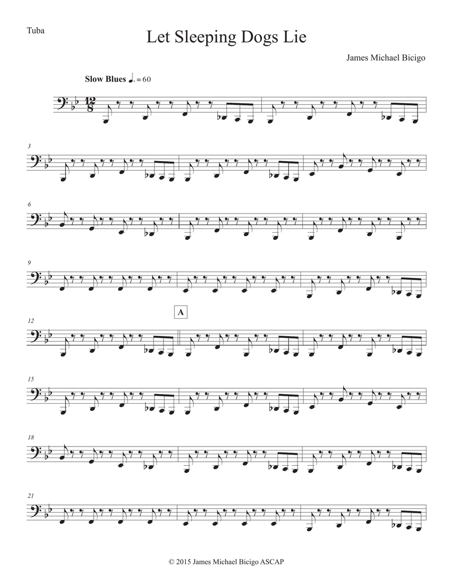 Let Sleeping Dog's Lie Concert Band scores gallery preview page 3