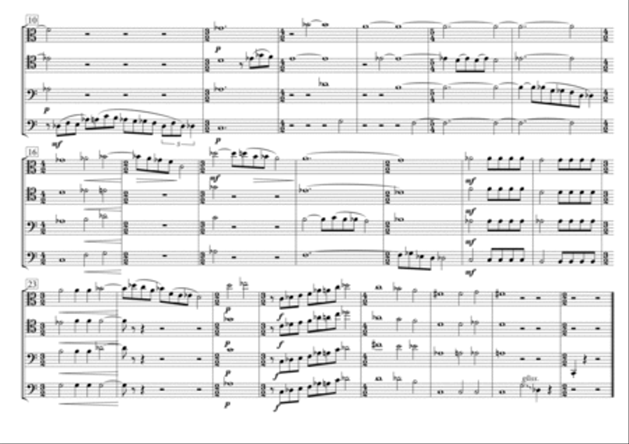 Sound Visions 2 for Trombone Quartet Brass Quartet scores gallery preview page 4