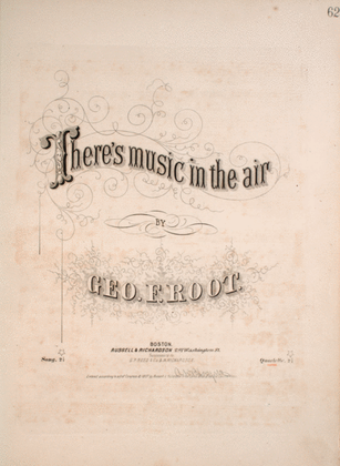 Book cover for There's Music in the Air