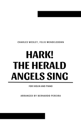 Hark! The Herald Angels Sing (violin and piano)