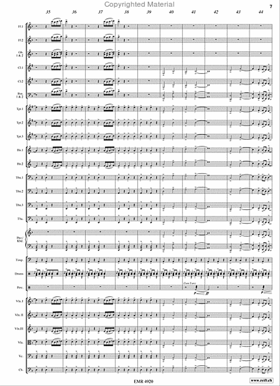 King Arthur Orchestra scores gallery preview page 7