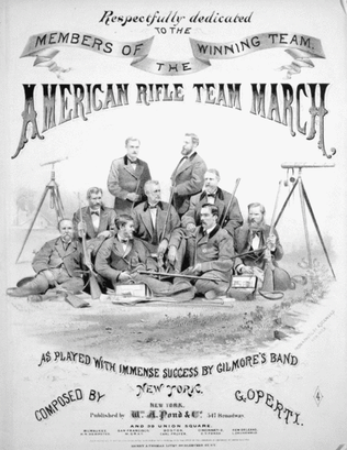 Book cover for American Rifle Team Victory March