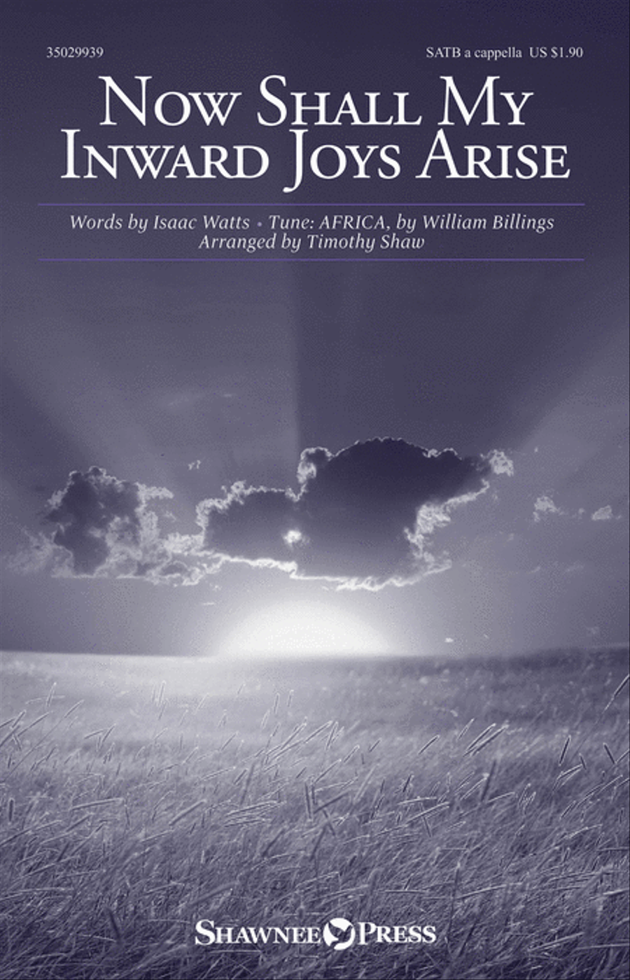 Now Shall My Inward Joys Arise 4-Part scores gallery preview page 1