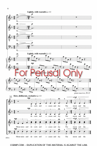 The Boy Who Picked Up His Feet to Fly - SATB Octavo image number null