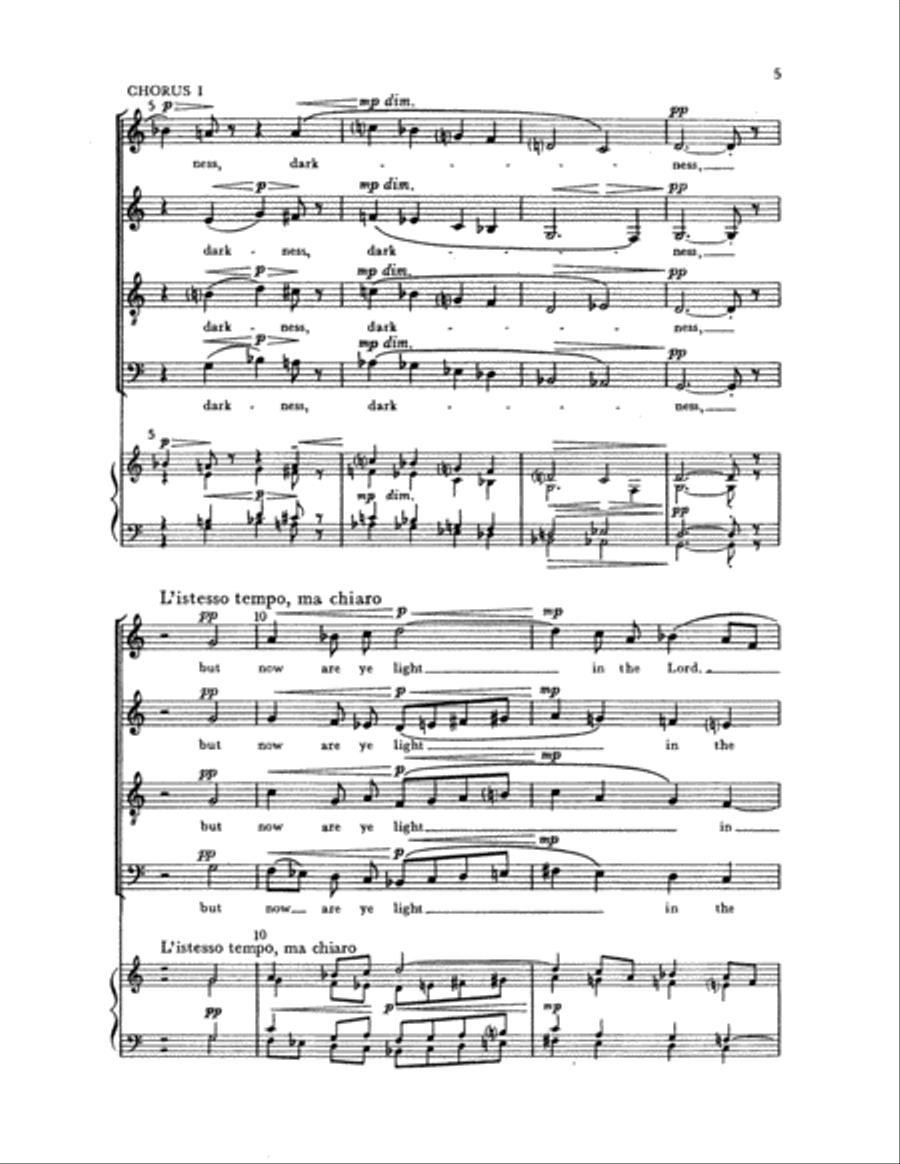 Ye were sometimes darkness 4-Part scores gallery preview page 4