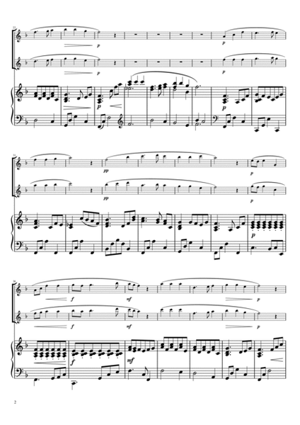 "furusato" (Fdur) piano trio/ flute duet