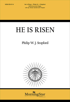 Book cover for He Is Risen (Choral Score)