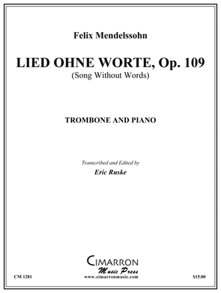 Lied Ohne Worte, Op. 109