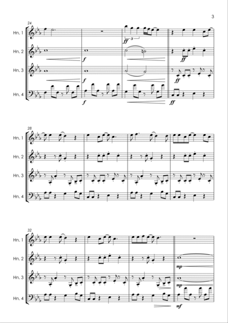 Sweet Dreams (Are Made Of This) Horn scores gallery preview page 5