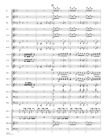 Now or Never (from High School Musical 3) - Conductor Score (Full Score)