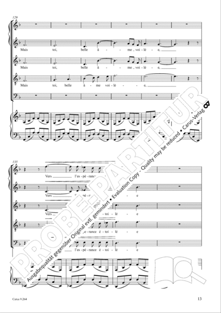 Soiree en mer SSATB scores gallery preview page 14