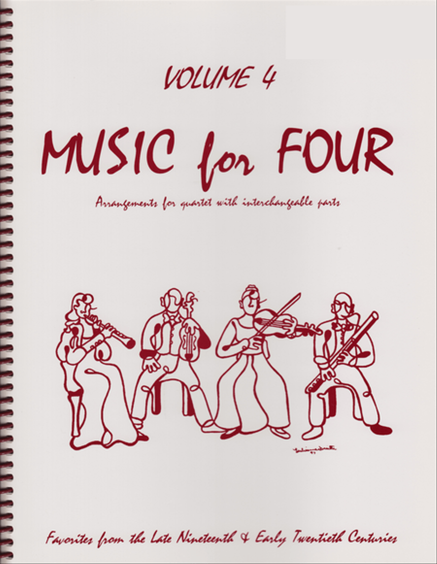 Music for Four, Volume 4, Part 1 - Flute/Oboe/Violin Flute scores gallery preview page 1