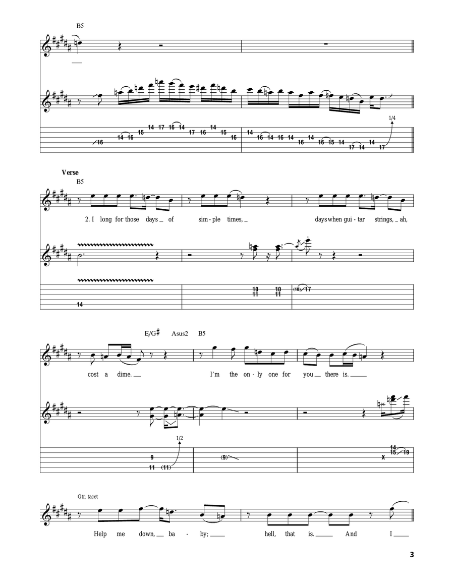 Lonesome Road Blues Lonesome Road Blues Acoustic Guitar scores gallery preview page 3