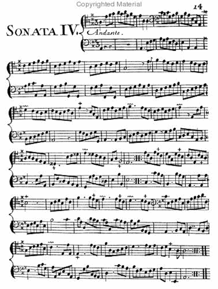 Six sonatas for two cellos, viols or bassoons Bassoon - Sheet Music