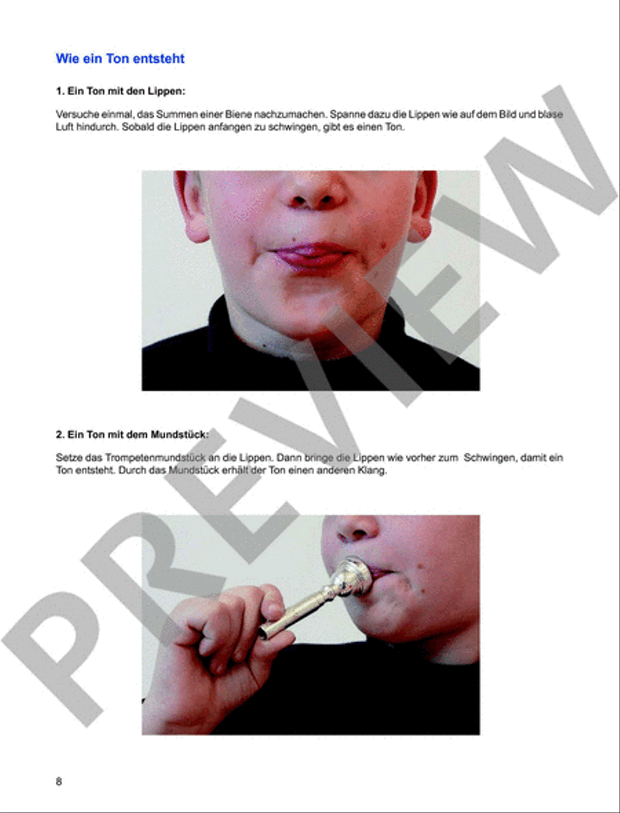 Trompetenschule für Anfänger Vol. 1 Trumpet scores gallery preview page 5