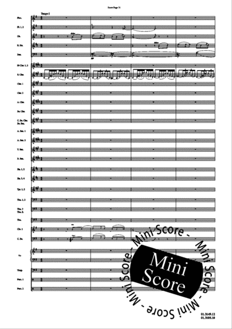 Scheherazade Concert Band scores gallery preview page 155