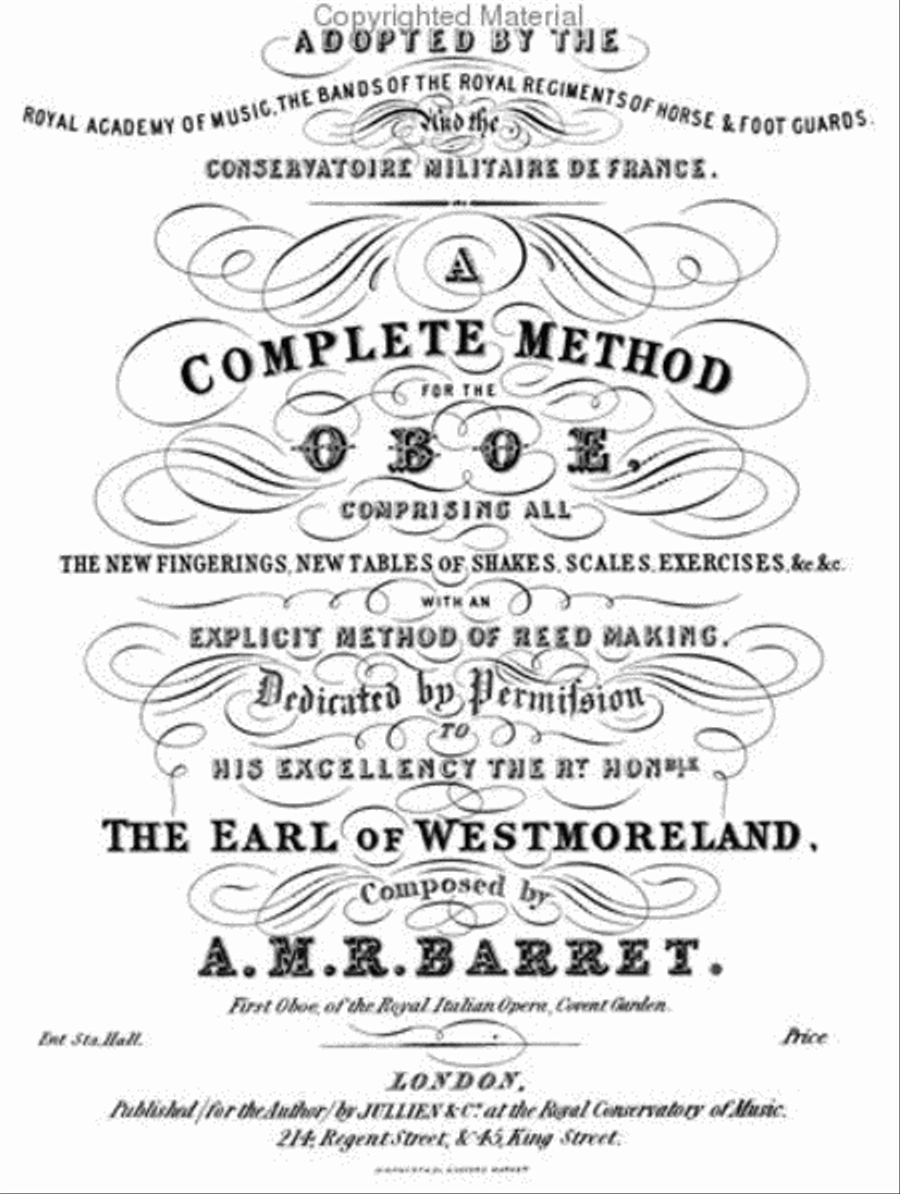 Methods & Treatises - Oboe - Volume 2 - Great Britain 1600-1860 Oboe scores gallery preview page 2