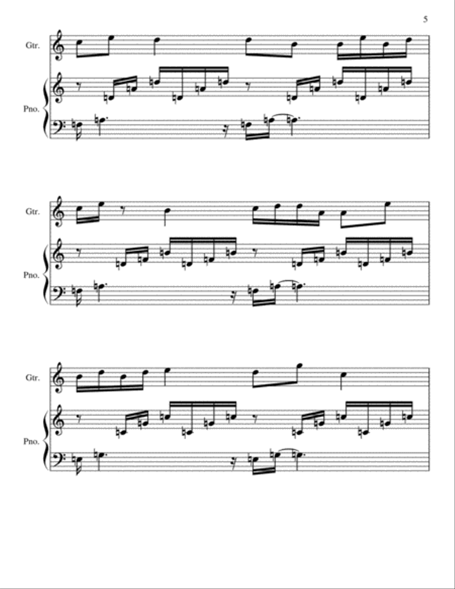 Prelude in C Prelude in C Small Ensemble scores gallery preview page 5