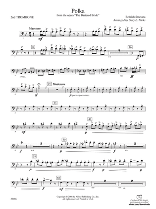 Polka from The Bartered Bride: 2nd Trombone