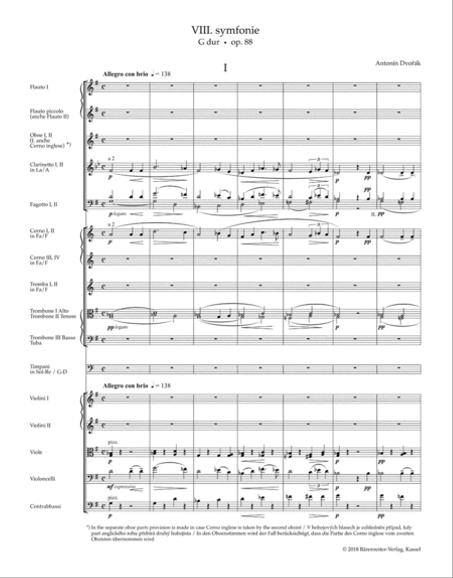 Symphony no. 8 in G major, op. 88 TB scores gallery preview page 2