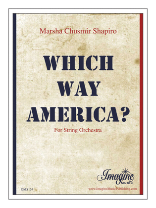 Book cover for Which Way America?