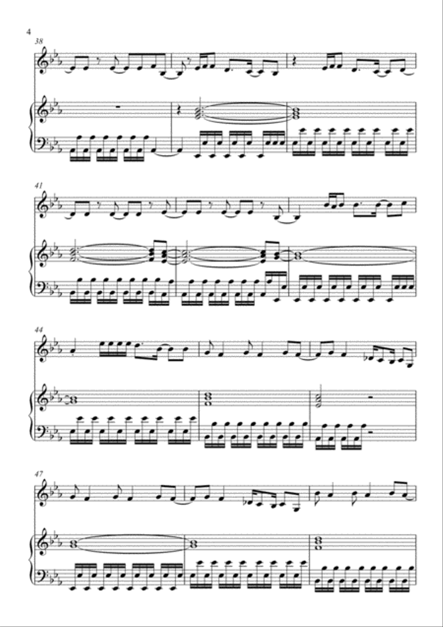 Stupid Love Violin Solo scores gallery preview page 4
