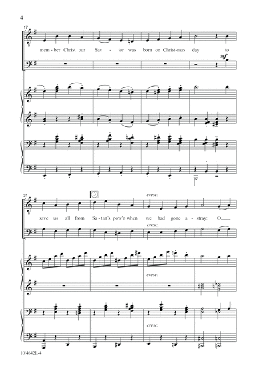 God Rest You Merry, Gentlemen TTBB scores gallery preview page 4