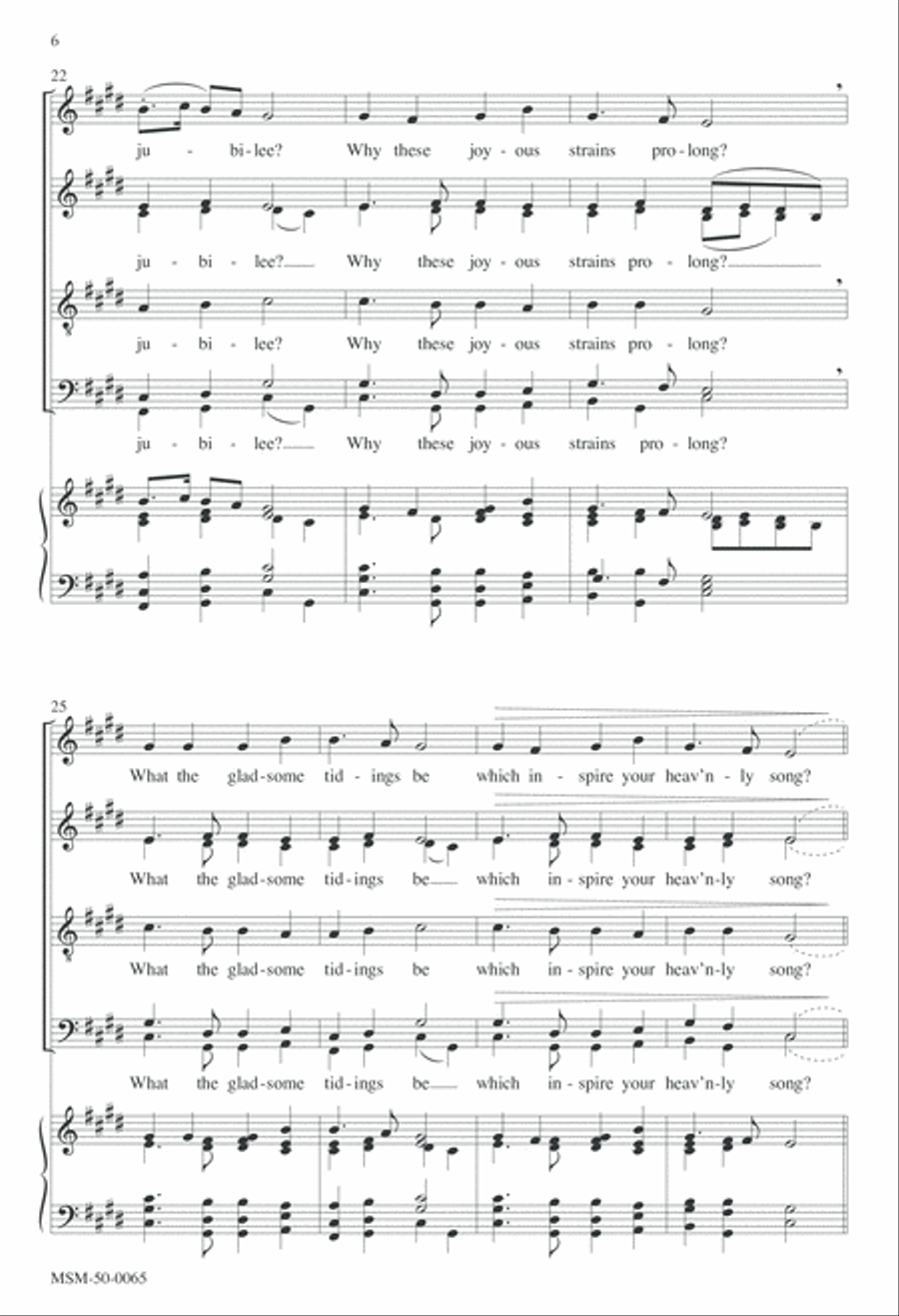 Angels We Have Heard on High Divisi scores gallery preview page 5