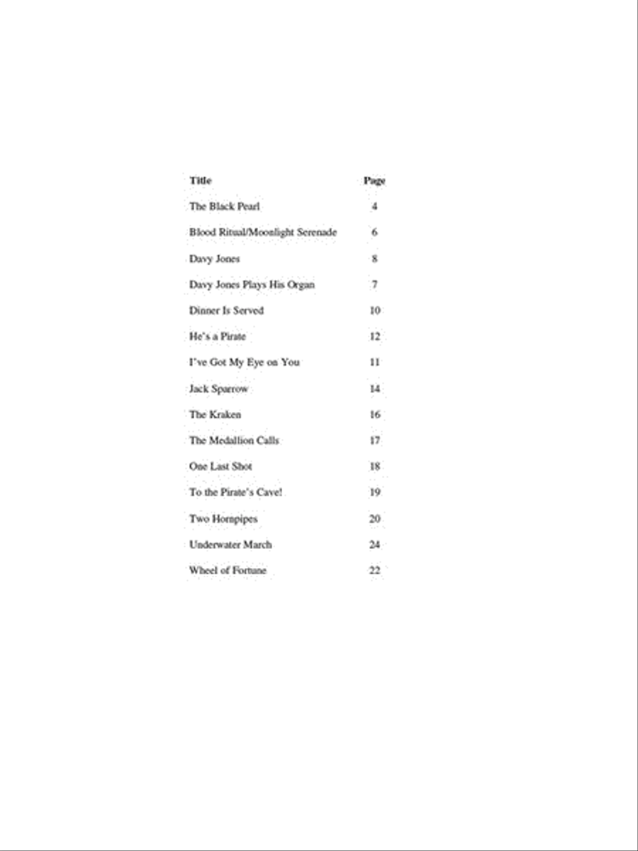Pirates of the Caribbean Trombone Solo scores gallery preview page 2