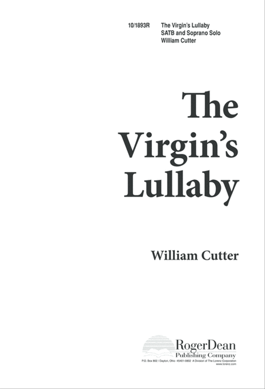The Virgin's Lullaby 4-Part scores gallery preview page 1