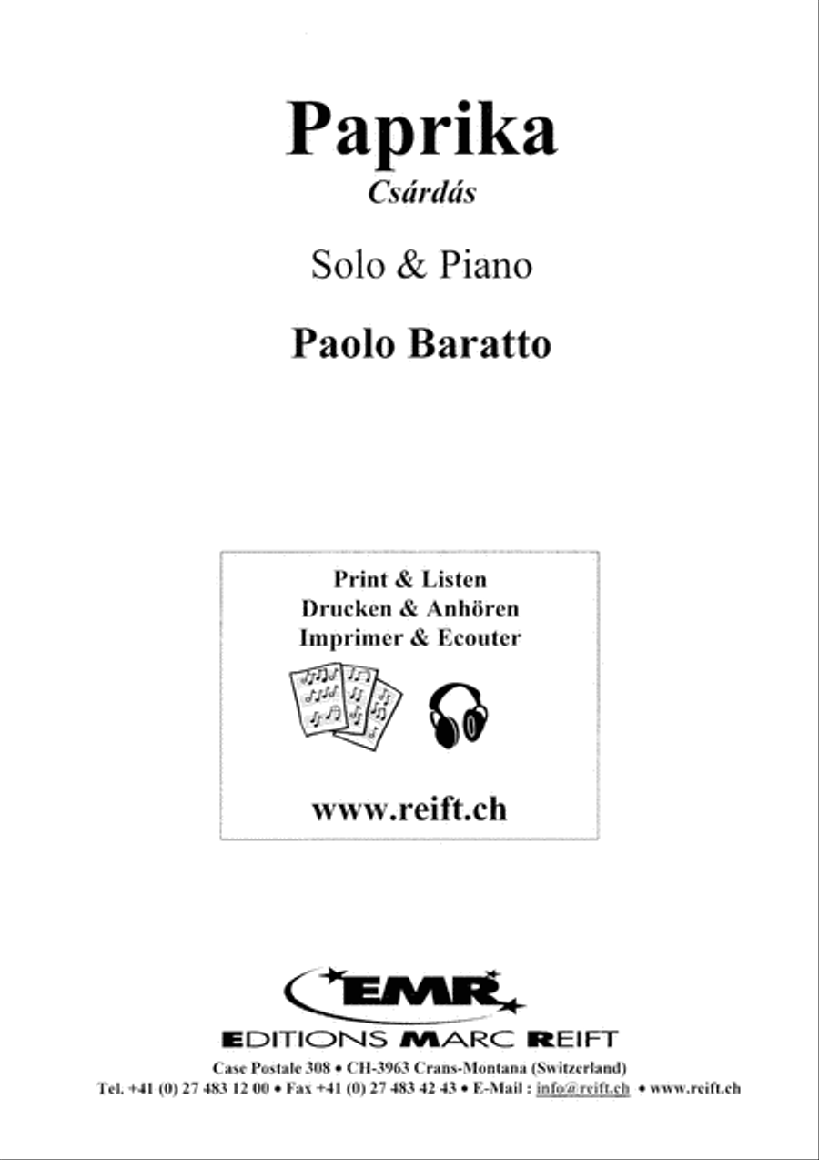 Paprika Alto Saxophone scores gallery preview page 2