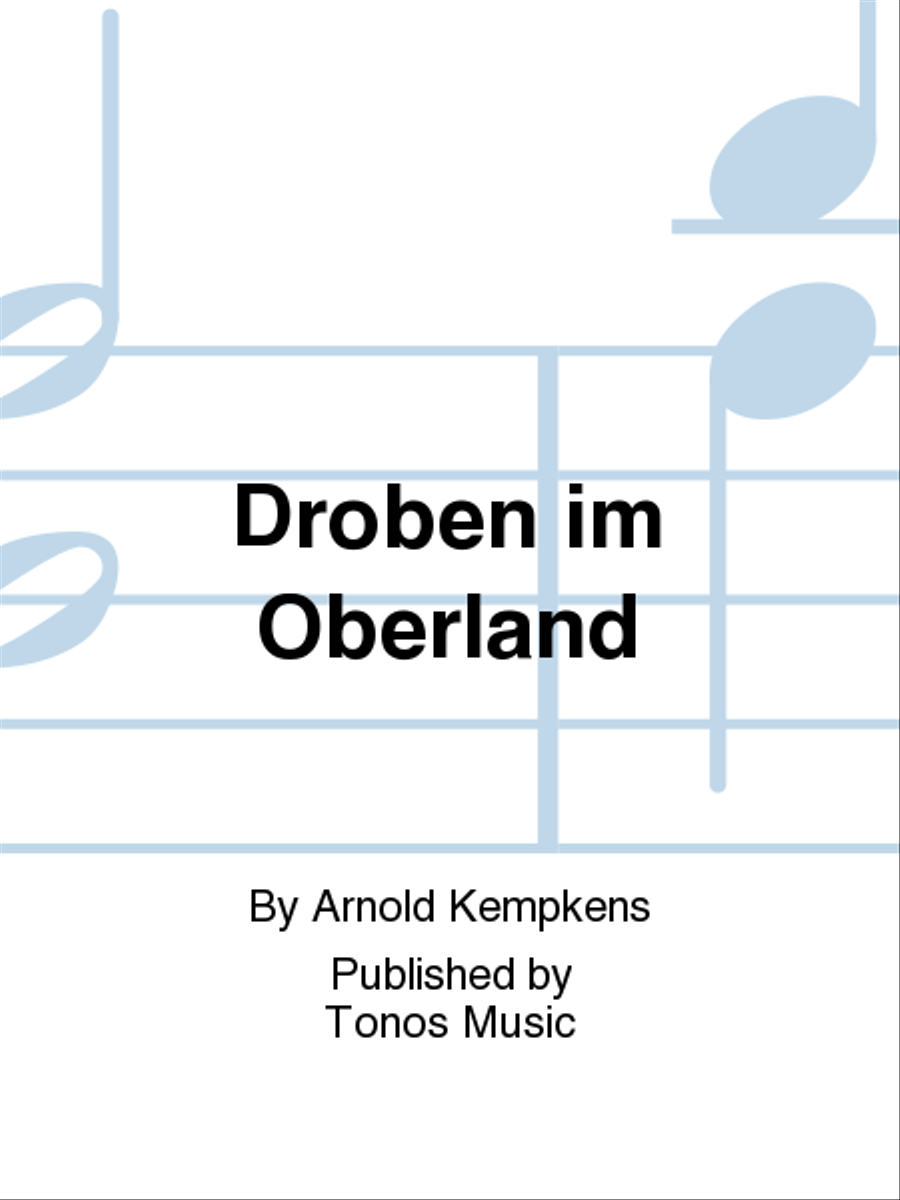 Droben im Oberland 4-Part scores gallery preview page 1