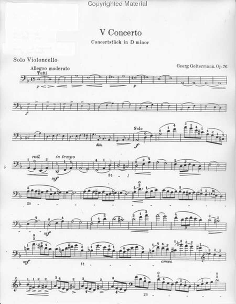 Concerto No. 5 in D Minor