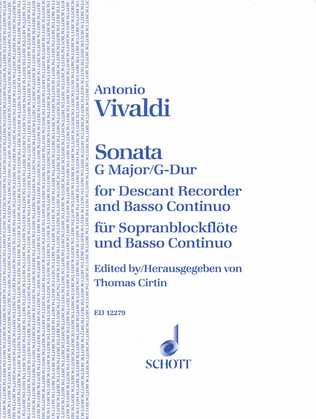 Book cover for Sonata in G Major (RV 59)