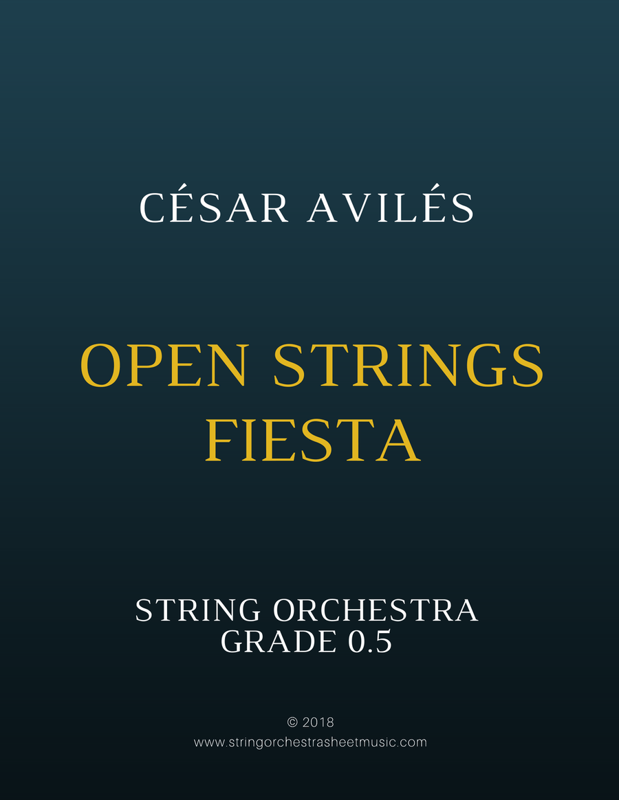 Open Strings Fiesta Open Strings Fiesta Small Ensemble scores gallery preview page 1