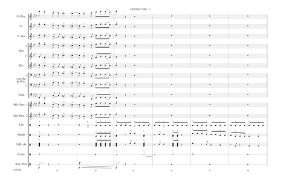 Give It One: Score Give It One: Score Marching Band scores gallery preview page 3