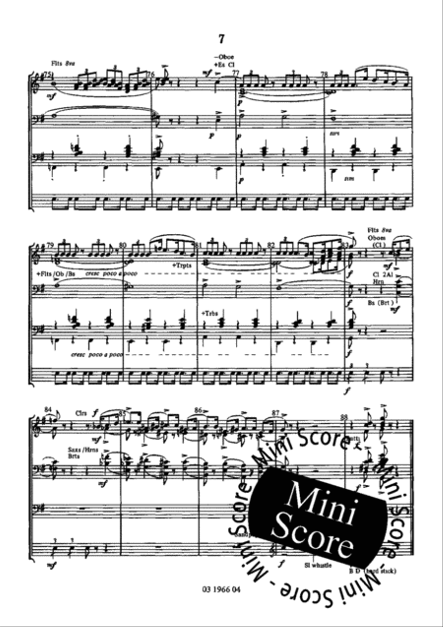 Sandpaper Ballet Concert Band scores gallery preview page 11