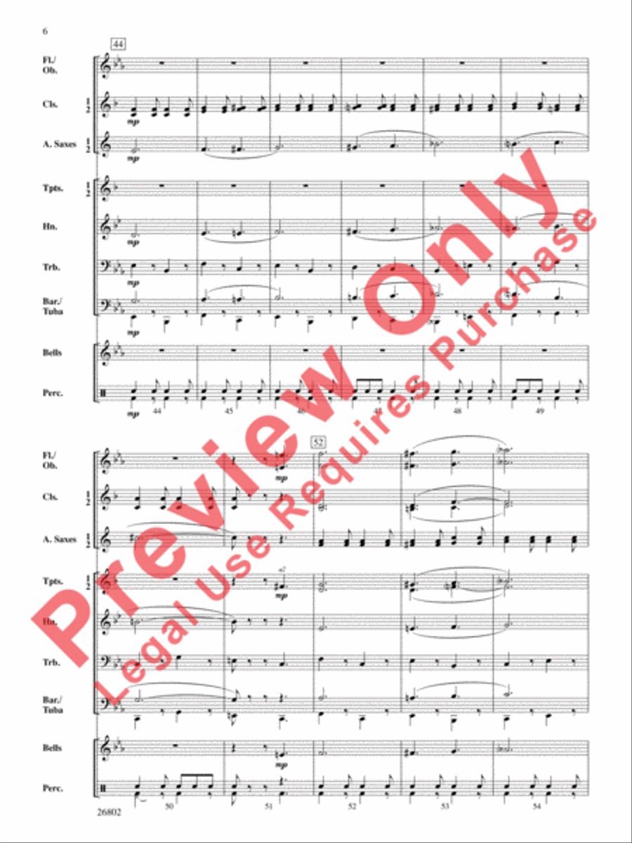 March Chromatica Concert Band scores gallery preview page 7