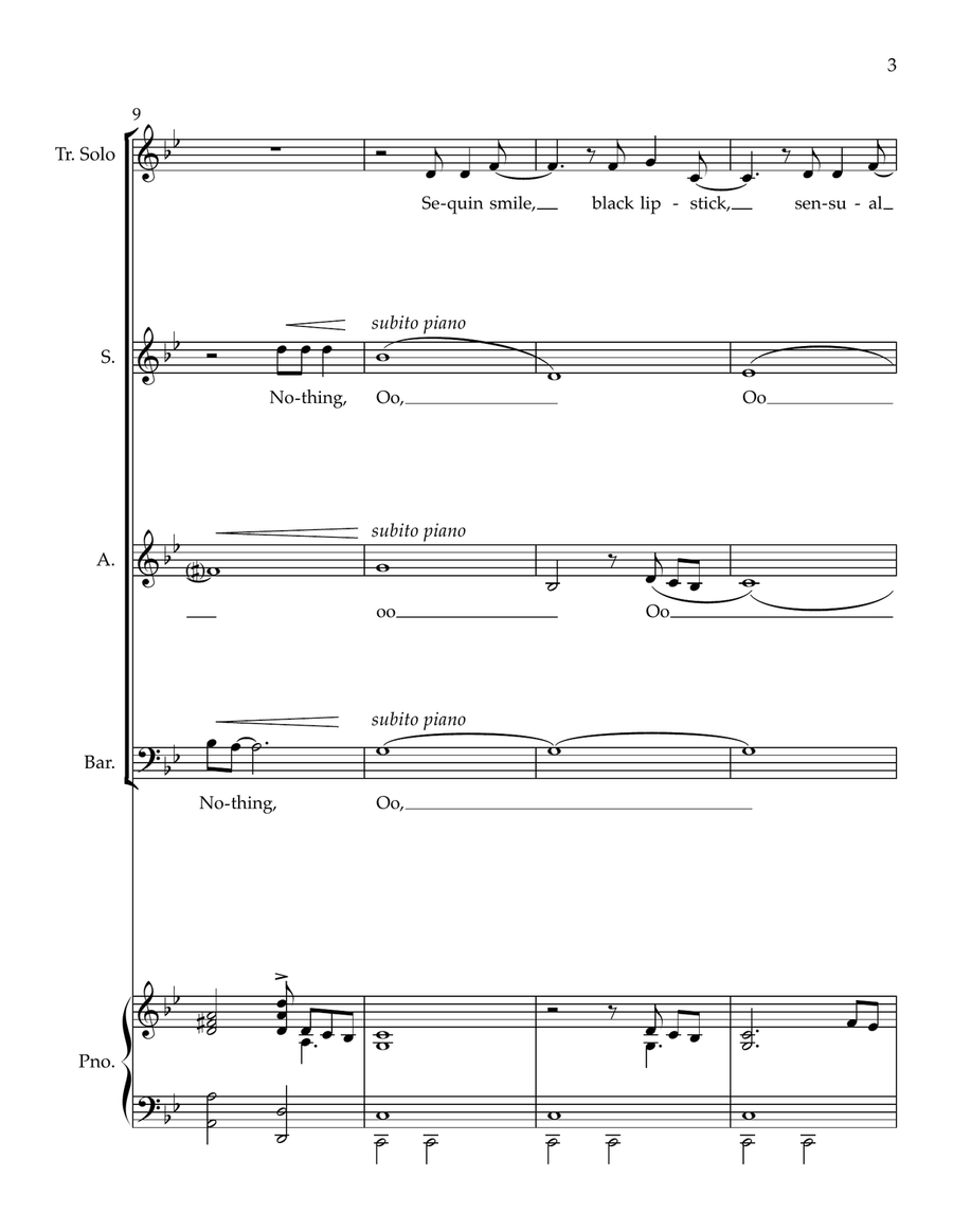 Cardigan 3-Part scores gallery preview page 3