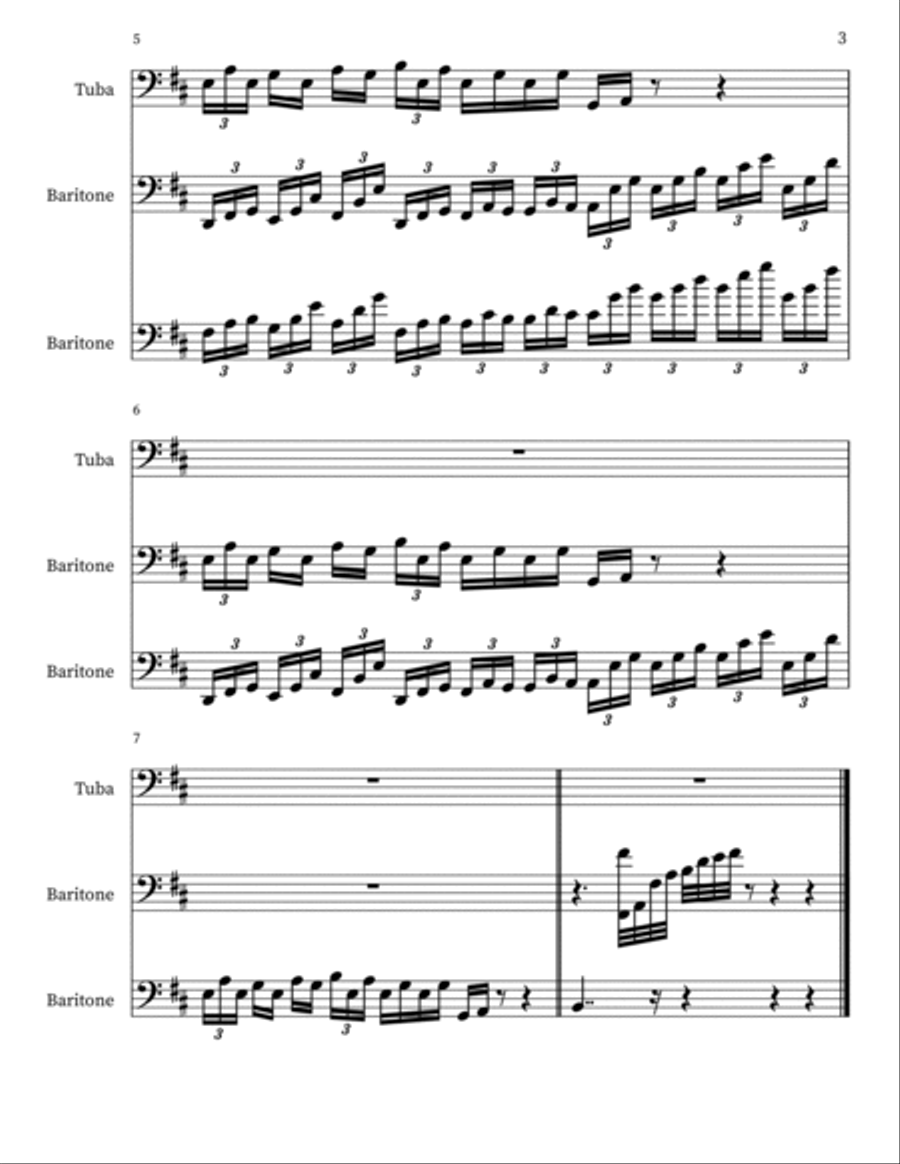 Copy of Akronauts 1 Copy of Akronauts 1 Small Ensemble scores gallery preview page 3