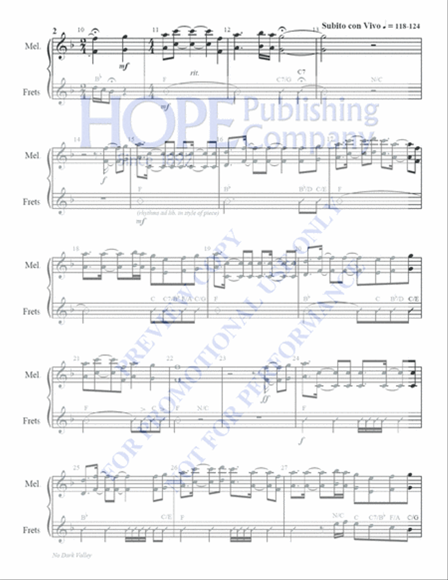 No Dark Valley No Dark Valley 5-Octaves scores gallery preview page 3