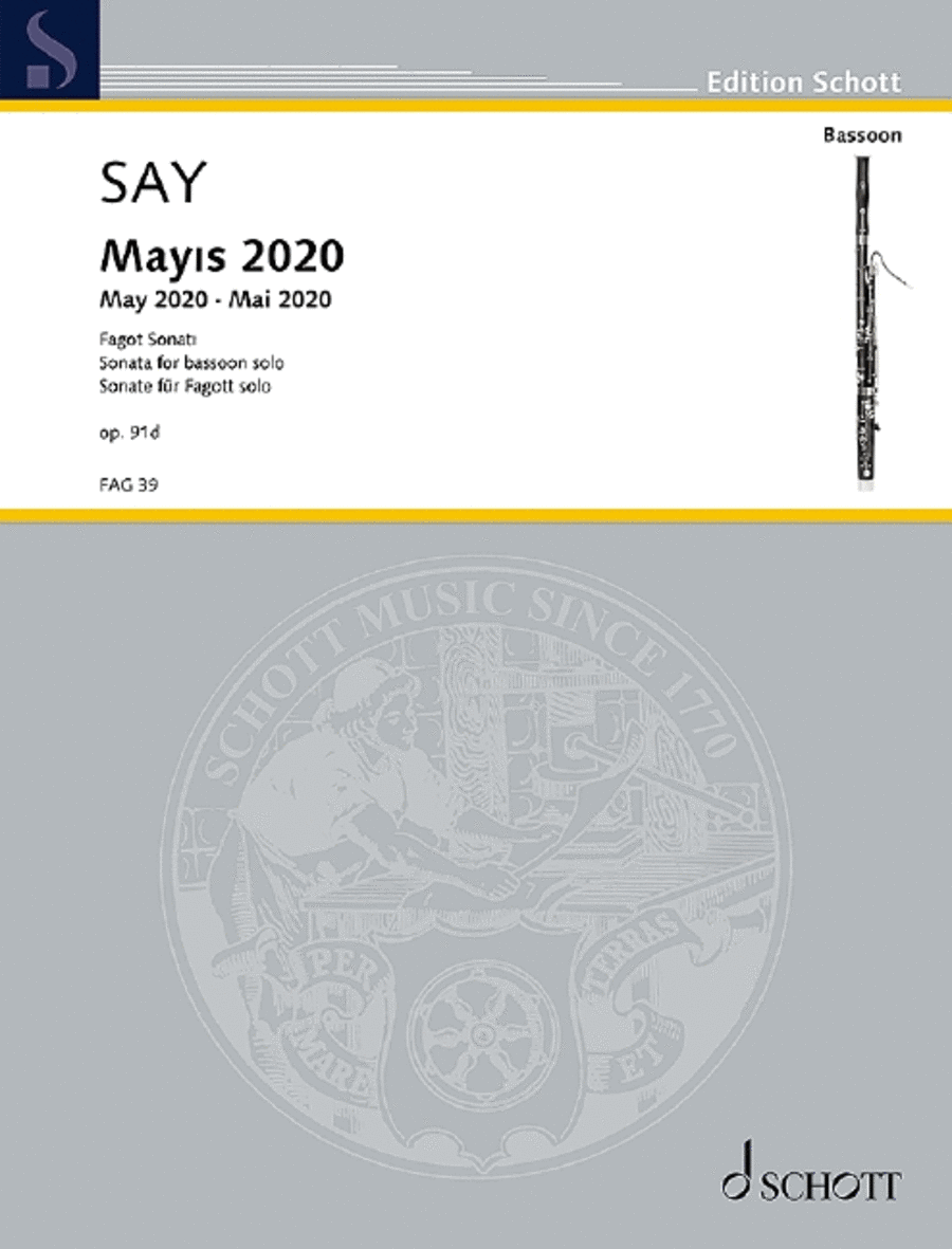 Mayıs 2020 Mayıs 2020 Bassoon Solo scores gallery preview page 1