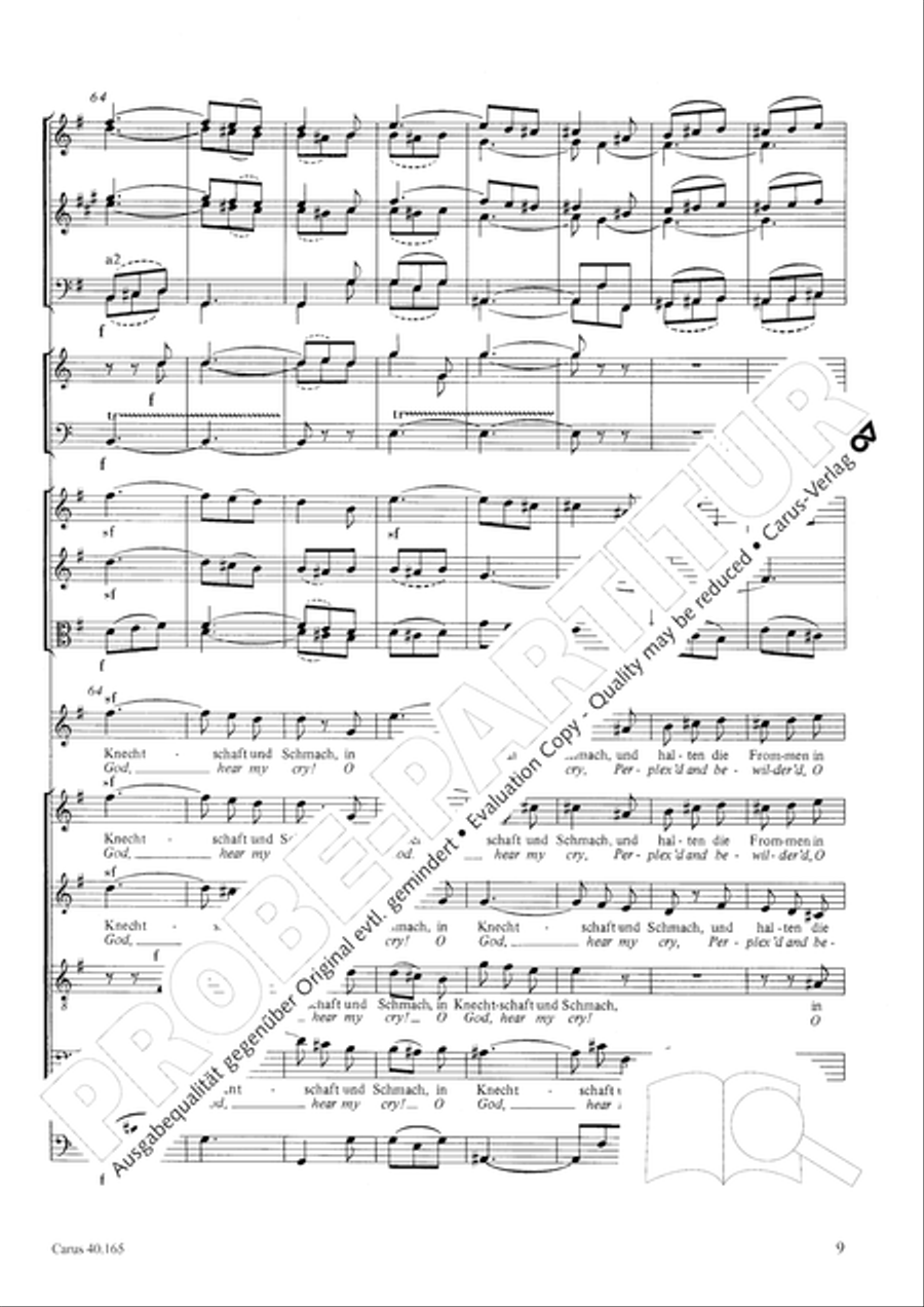 Hor mein Bitten (2 Fassungen) Score scores gallery preview page 20