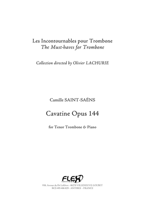 Book cover for Cavatine Opus 144