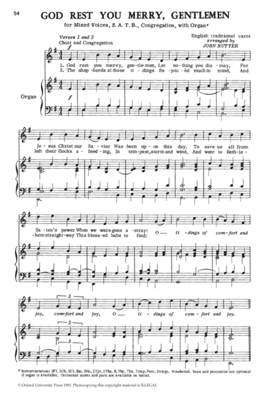 Joy to the World 4-Part scores gallery preview page 17