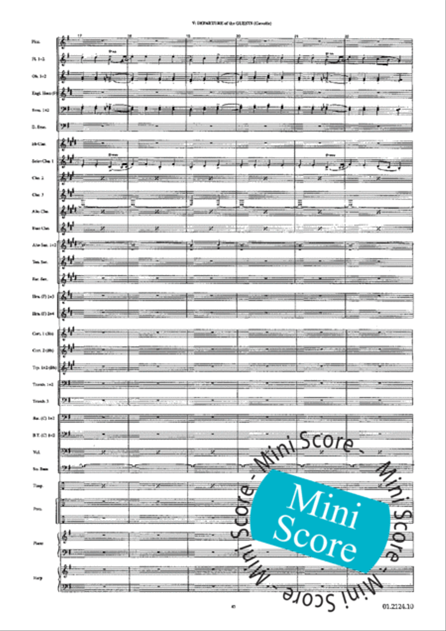 Romeo and Juliet Romeo and Juliet Concert Band scores gallery preview page 47