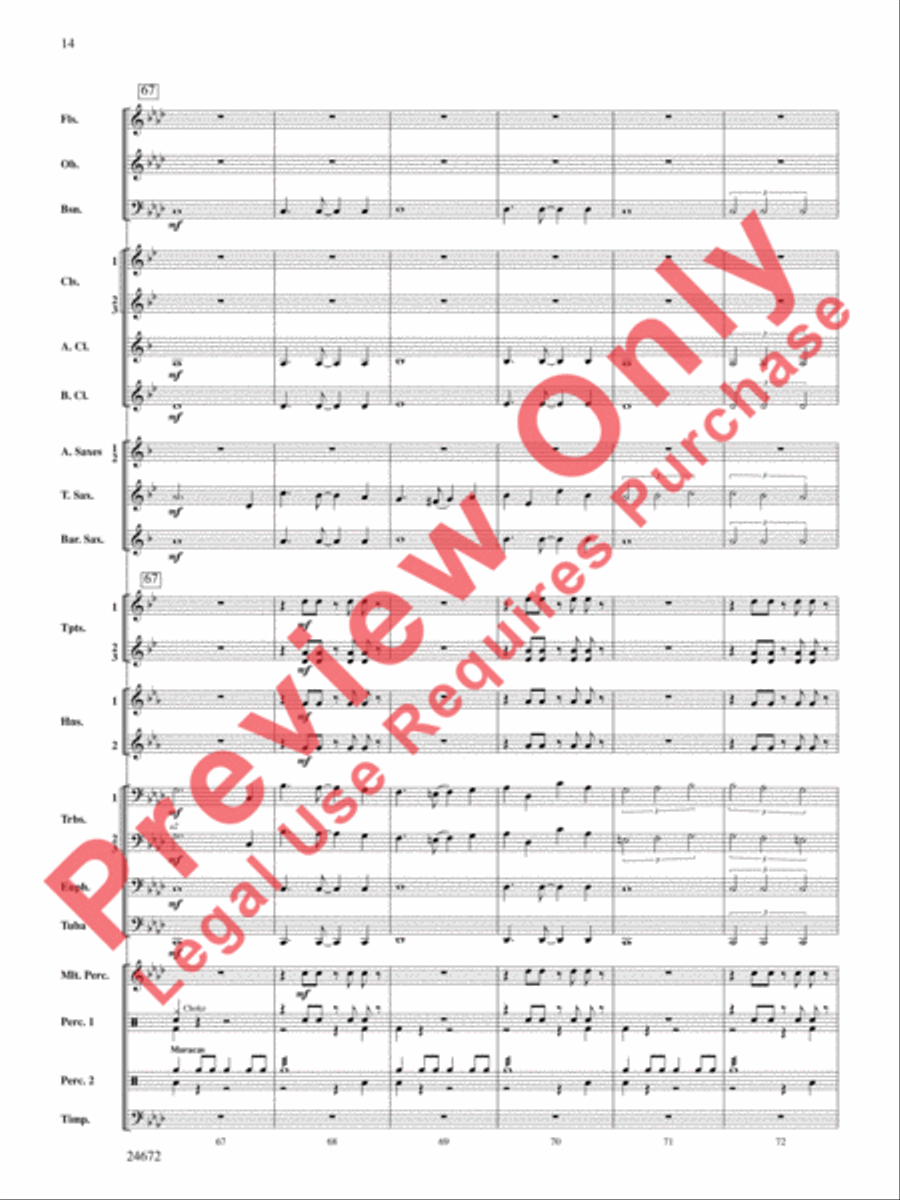 Buenaventura Concert Band scores gallery preview page 15